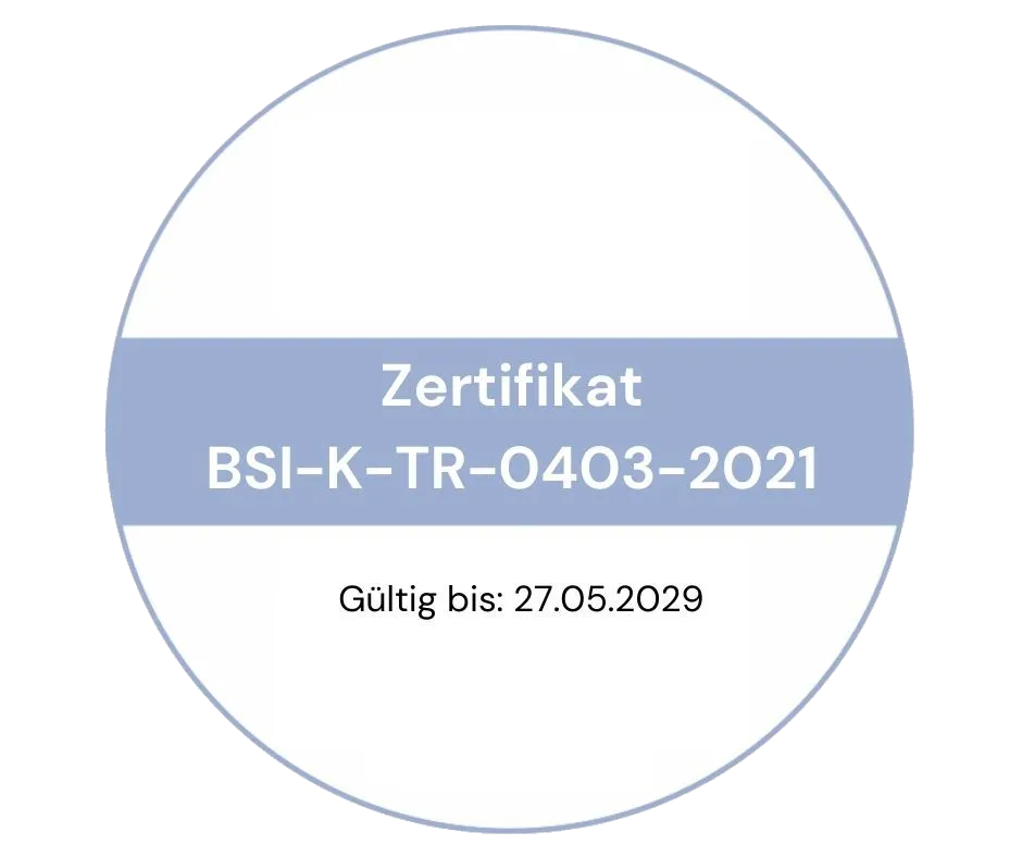 Verfahrensnummer BSI-K TR-0403-2021